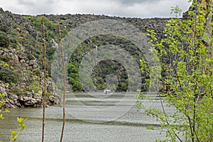 Arribes do Douro, landscape near Miranda do Douro, Portugal photo