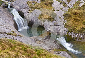 Arritzaga erreka. River in the Natural Park of Sierra de Aralar, Gipuzkoa, Euskadi