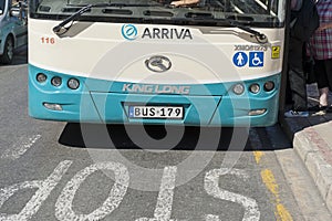 Arriva city bus in Malta