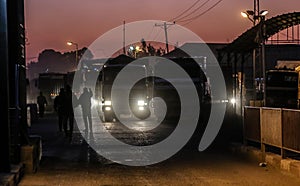 Arrival of 24 civil defense and firefighting vehicles donated by Qatar to the Gaza Strip through the Kerem Shalom crossing