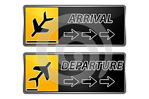 Arrival and departure tags