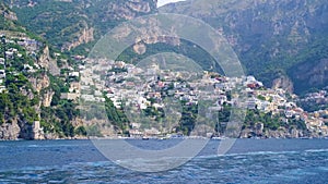 Arriving in Positano, Amalfi Coast, Italy