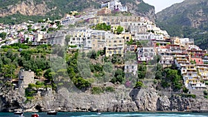 Arriving in Positano, Amalfi Coast, Italy