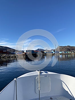 Sailing to Nanortalik, South Greenland photo