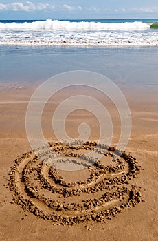 Arroba on the sand 2 photo