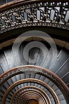 Arrott Building - Half Circular Spiral Marble Staircase - Downtown Pittsburgh, Pennsylvania