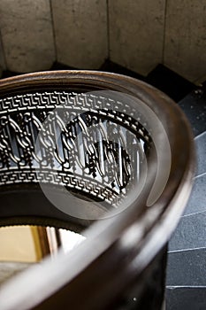 Arrott Building - Half Circular Spiral Marble Staircase - Downtown Pittsburgh, Pennsylvania