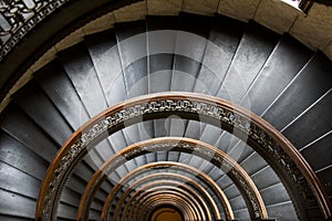 Arrott Building - Half Circular Spiral Marble Staircase - Downtown Pittsburgh, Pennsylvania