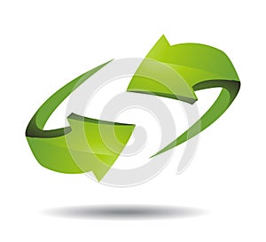 Arrow 3d icon illustration