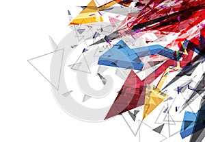 Arrow abstract background design