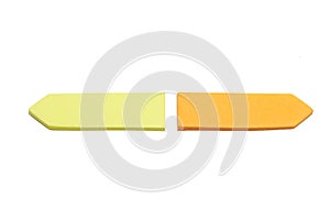 Arrow adhesive labels