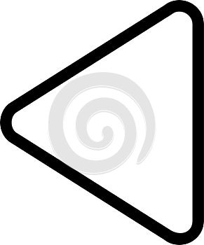 Arrow Bounded Left Vector Icon