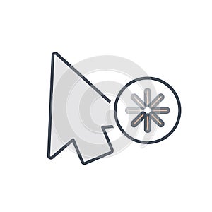Arrow busy cursor mouse pointer icon