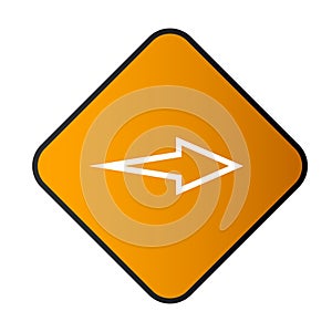 Arrow button with rectangular frame part 16