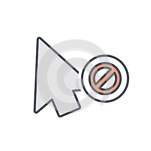 Arrow click cursor disable mouse pointer icon