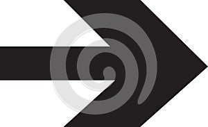 Arrow computer black button showing way vector