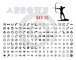 arrow and cursor icons