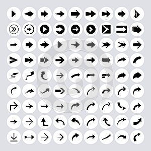arrow and cursor icons