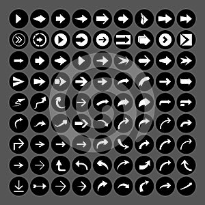 arrow and cursor icons