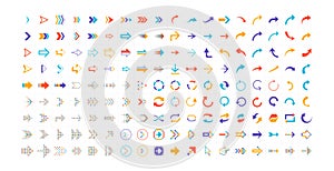 arrow and cursor icons