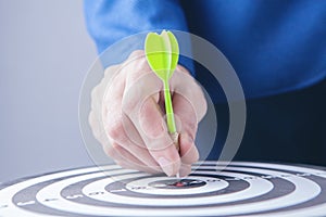 Arrow darts gags target and success