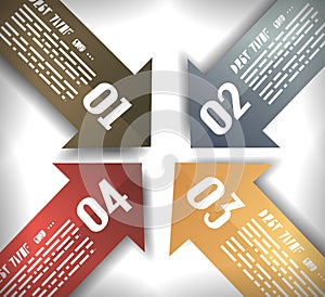 Arrow Designs Infographics Template