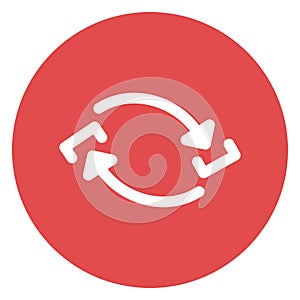 Arrow, double Isolated Vector Icon which can be easily modified or edited