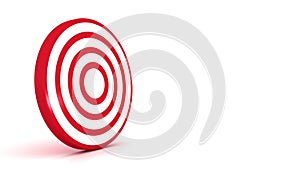Arrow hitting the center of target - success business concept