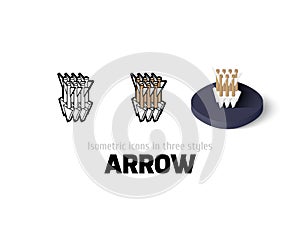 Arrow icon in different style
