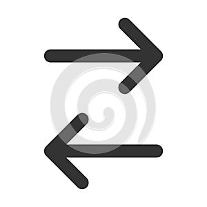 Arrow Icon Logo Template Illustration Design. Vector EPS 10