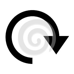 Arrow icon. Modern simple arrow or cursor. Directional arrow flat style isolated on white background. Vector