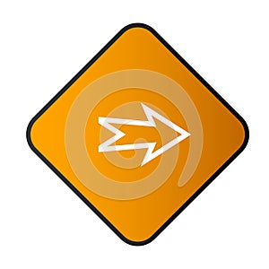 Arrow button with rectangular frame part 14