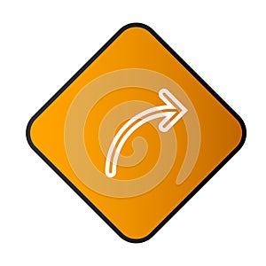 Arrow button with rectangular frame part 17