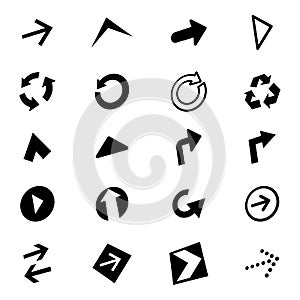 Arrow icon set