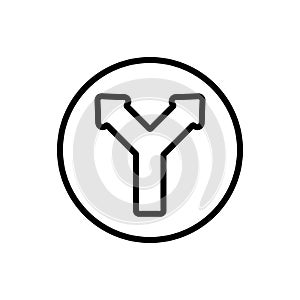 Arrow left and right icon. Simple line, outline vector elements of pointer icons for ui and ux, website or mobile