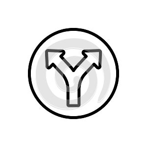 Arrow left and right icon. Simple line, outline vector elements of pointer icons for ui and ux, website or mobile application