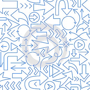 Arrow Line Seamless Pattern