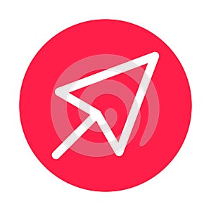 Arrow Line Style vector icon which can easily modify or edit