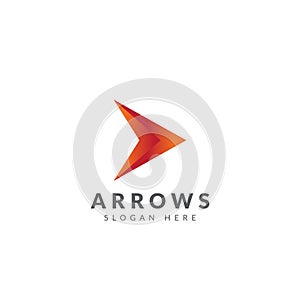 Arrow logo template