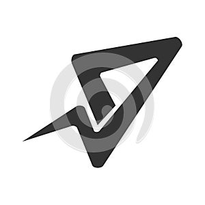 Arrow logo template Icon Illustration Brand Identity.Isolated and flat illustration. Vector graphic