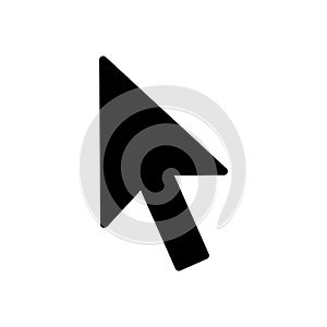 Arrow pointer icon flat vector template design trendy