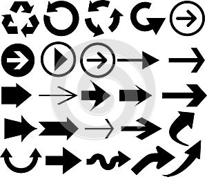 Arrow pointers direction