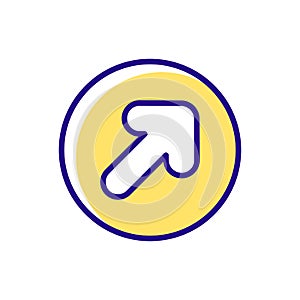 Arrow RGB color icon