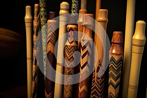 arrow shafts made from straight, lightweight wood