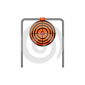 arrow shooting target cartoon vector illustration