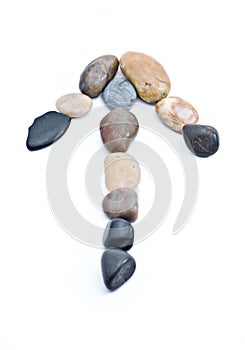 Arrow stones nature decoration