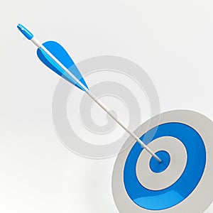 Arrow in target