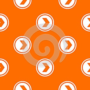 Arrow to right in circle pattern seamless