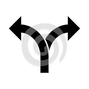 Arrow, two way direction icon vector symbol for your web site design, logo, app, UI.illustration