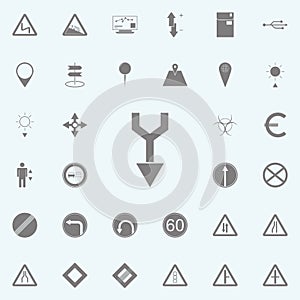 arrow, up direction, connecting icon. web icons universal set for web and mobile